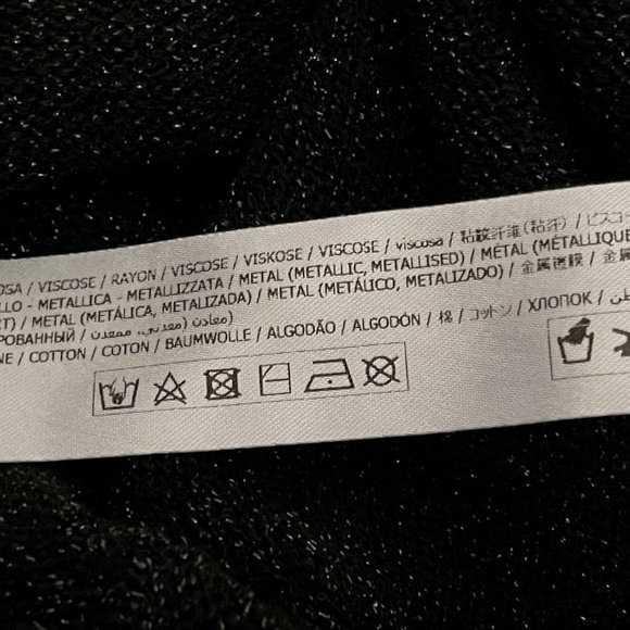 NWT TWINSET Short Sleeve Silver Sparkle Sweater - Picture 10 of 11